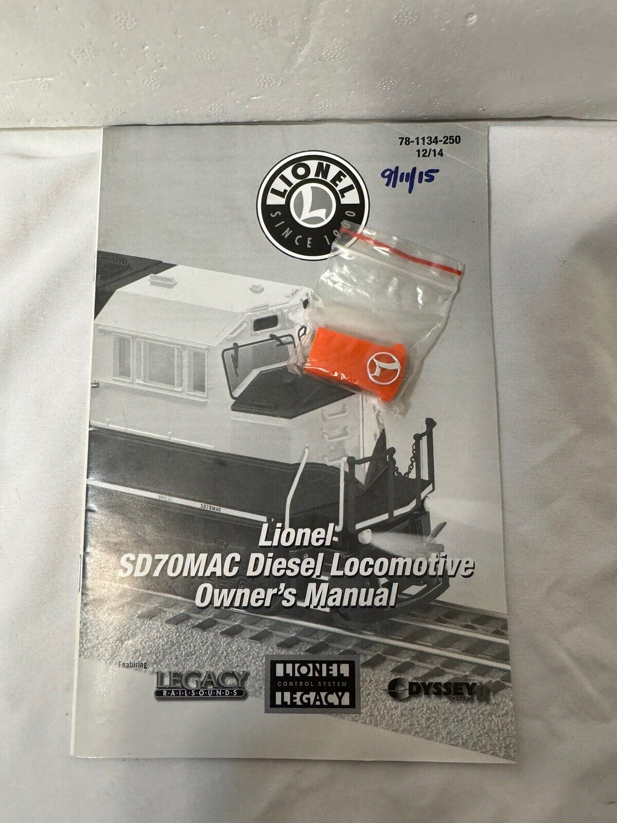 Lionel LEGACY 6-81134 Burlington Northern SD70MAC diesel locomotive #9424 EX