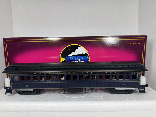 MTH 20-62008 Baltimore & Ohio B&O 64' woodsided coach passenger add-on car NIB