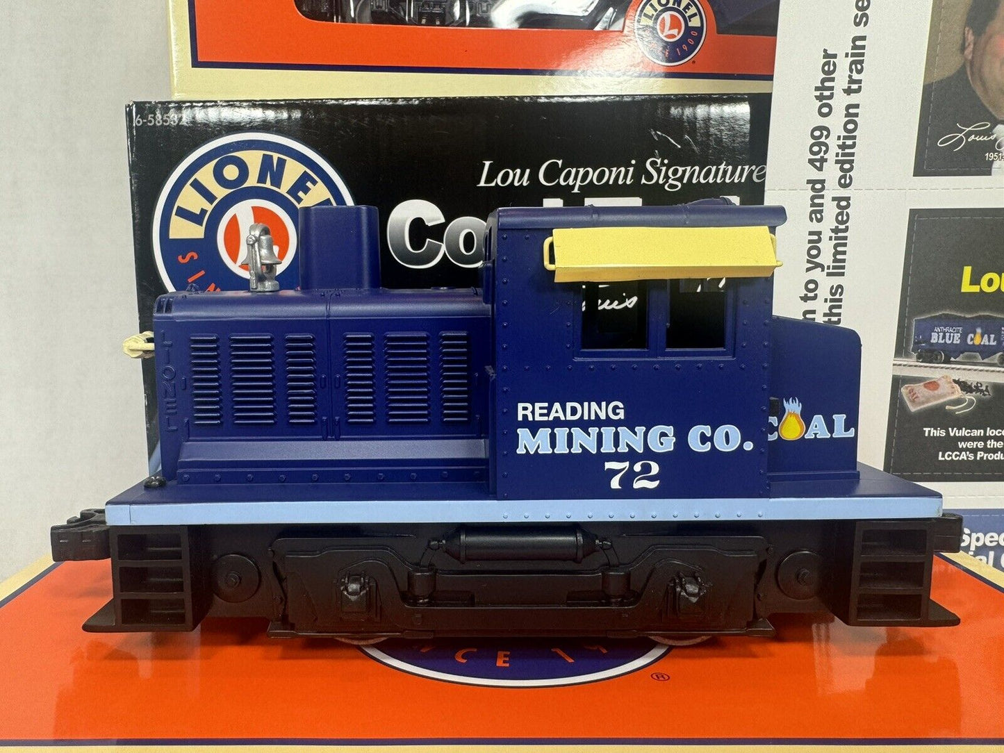 Lionel 6-58532 LCCA Lou Caponi Reading Anthracite Blue Coal train set LNIB