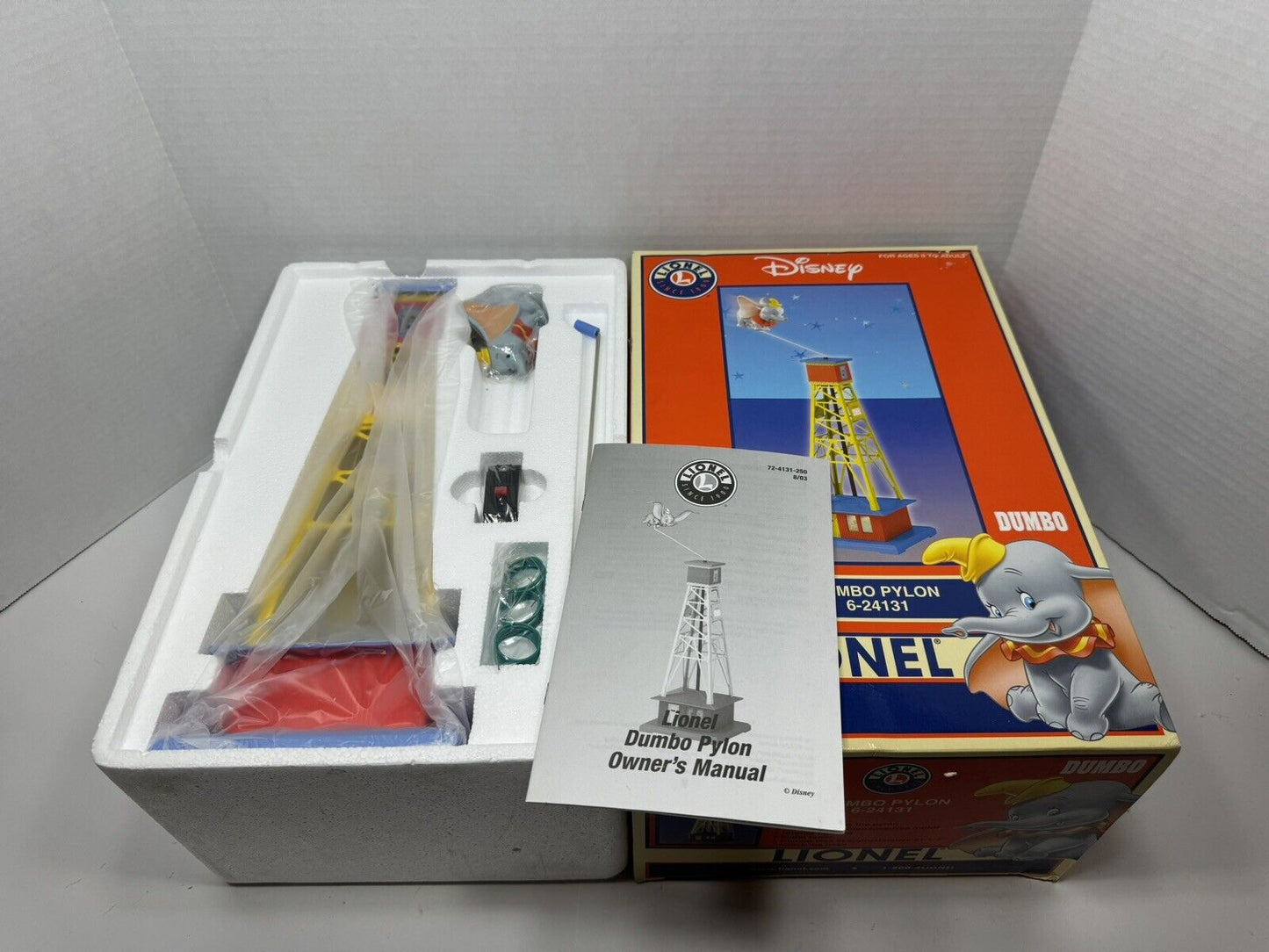 Lionel 6-24131 Disney Dumbo pylon trackside accessory NIB