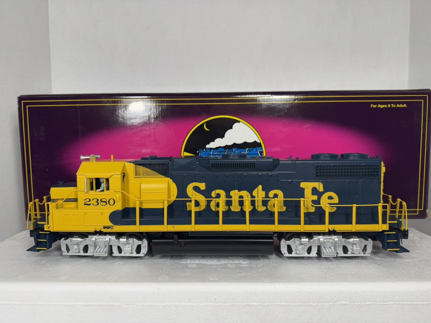 MTH 20-2338-1 Santa Fe GP38-2 diesel engine #2380 PS 2.0 BCR NIB