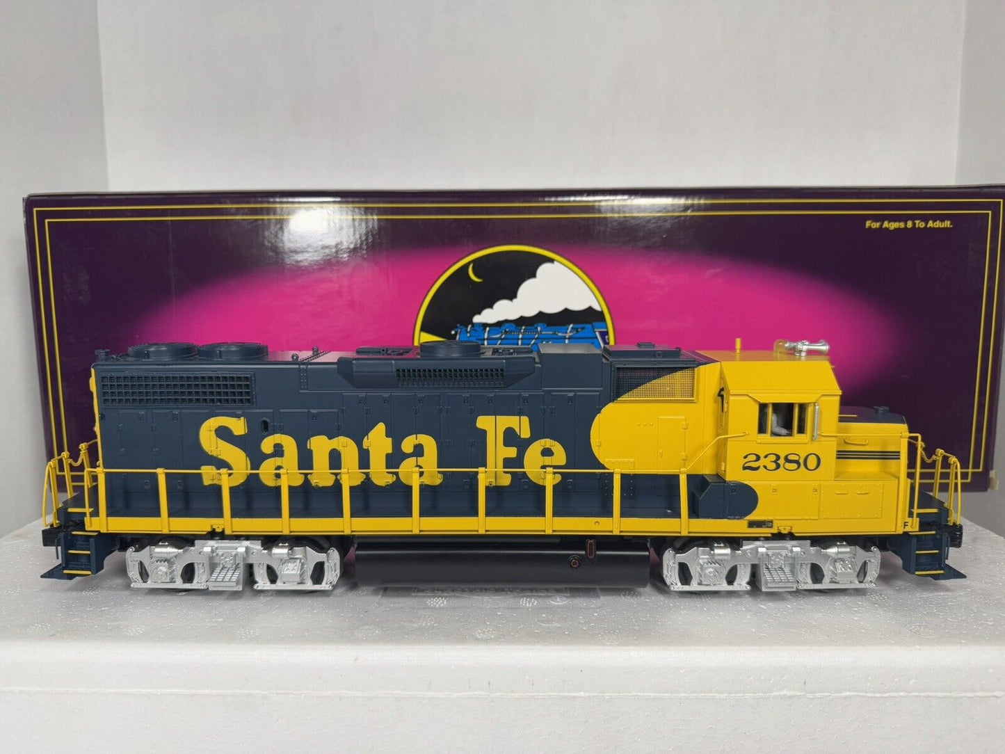 MTH 20-2338-1 Santa Fe GP38-2 diesel engine #2380 PS 2.0 BCR NIB