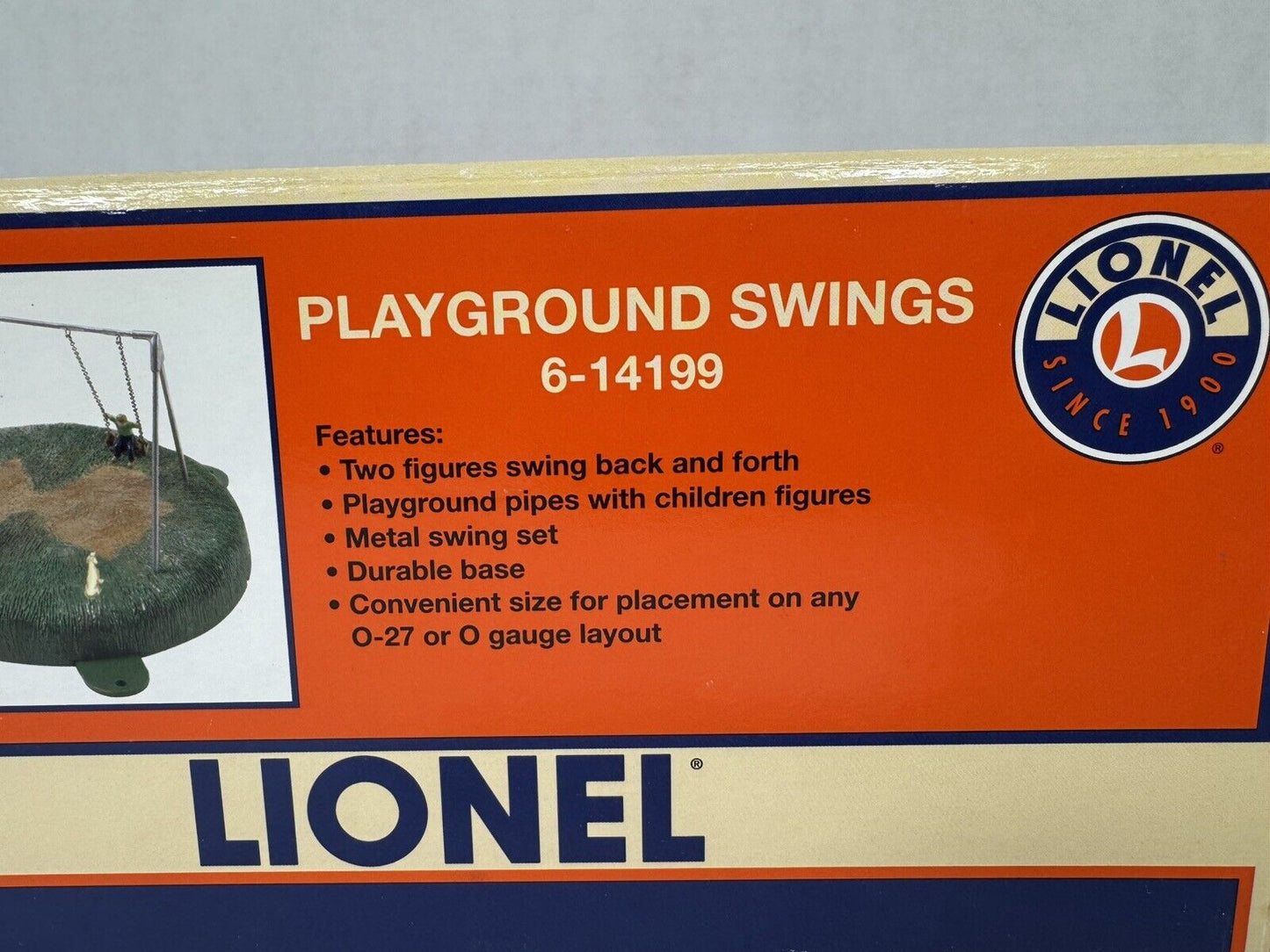 Lionel 6-14199 Playground Swings operating trackside accessory LNIB