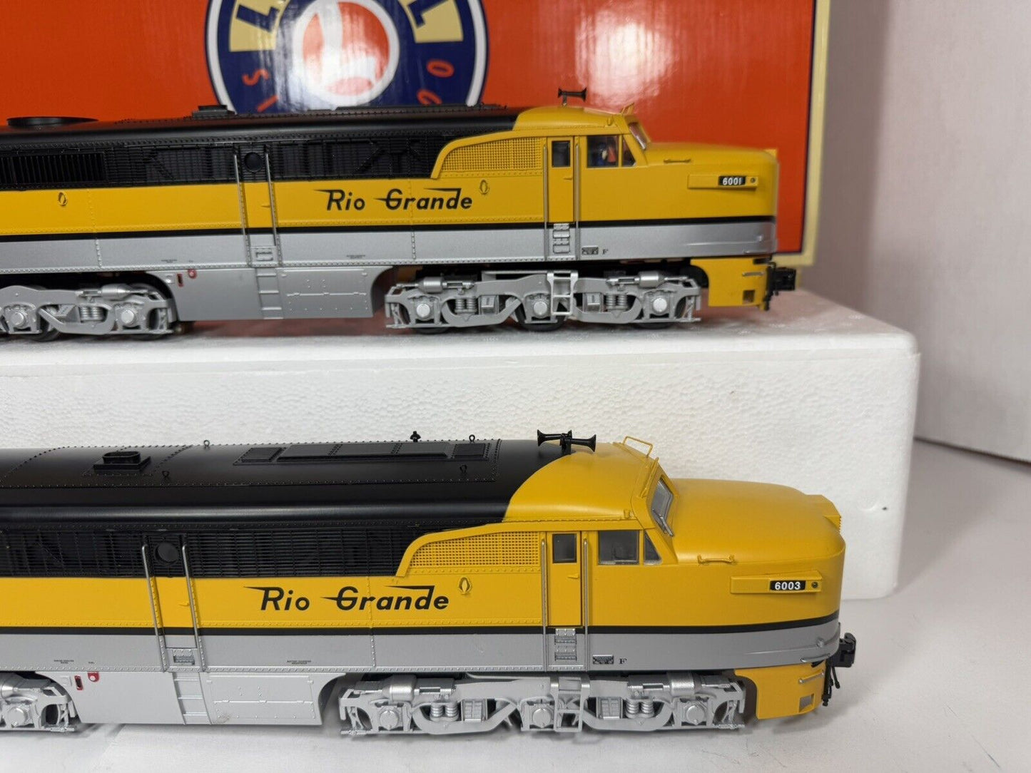 Lionel LEGACY 6-82223 Rio Grande Alco PA diesel locomotive AA set #6001 #6003