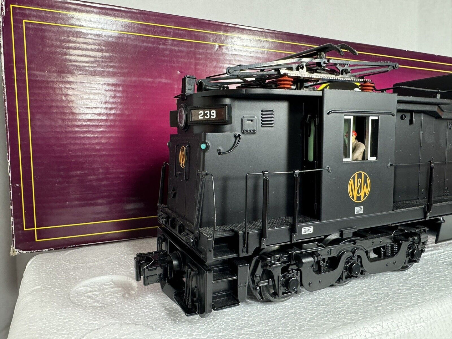 MTH 20-5687-1 Norfolk & Western N&W E33 electric engine #239 PS 3.0 EX