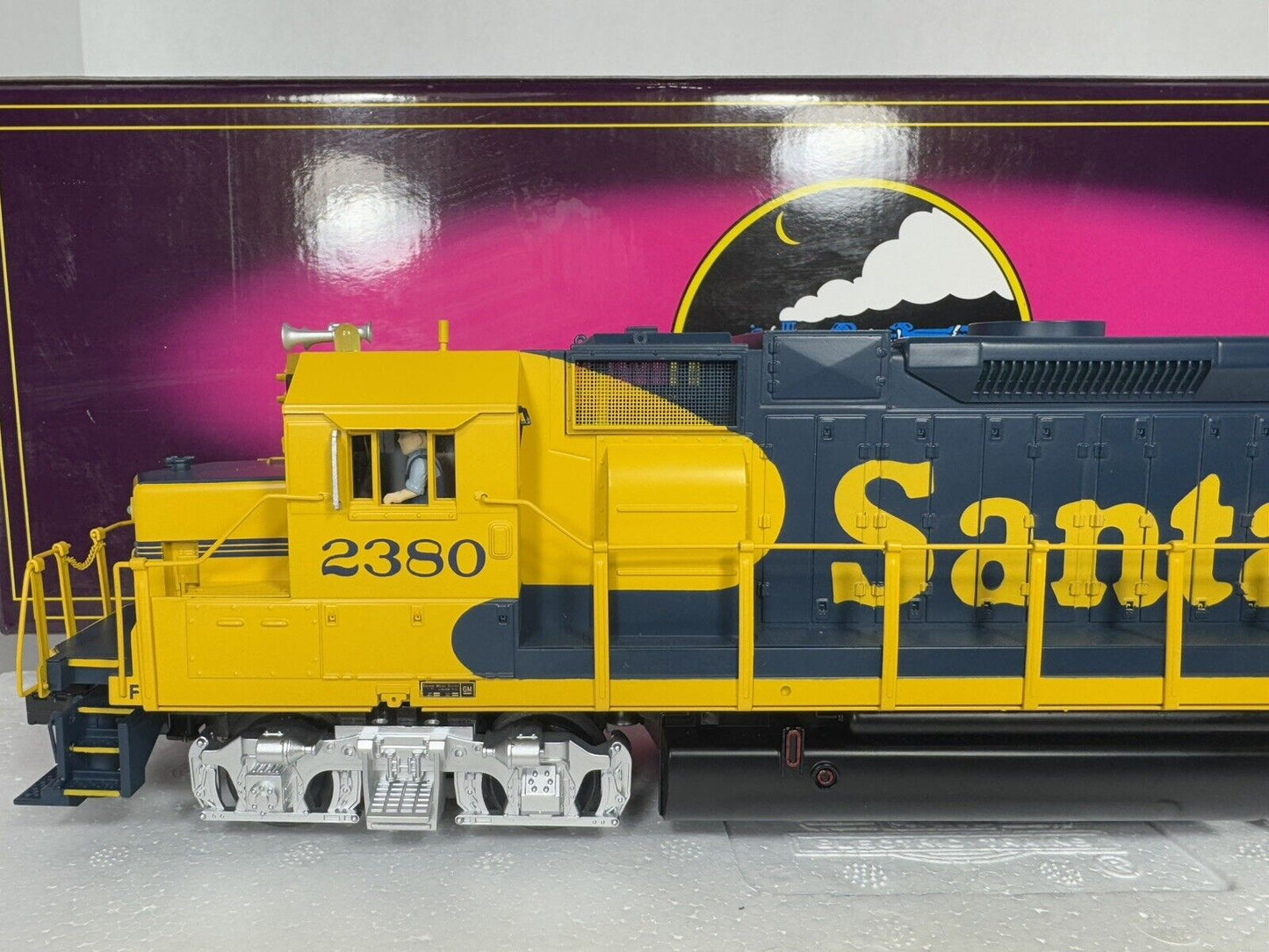 MTH 20-2338-1 Santa Fe GP38-2 diesel engine #2380 PS 2.0 BCR NIB