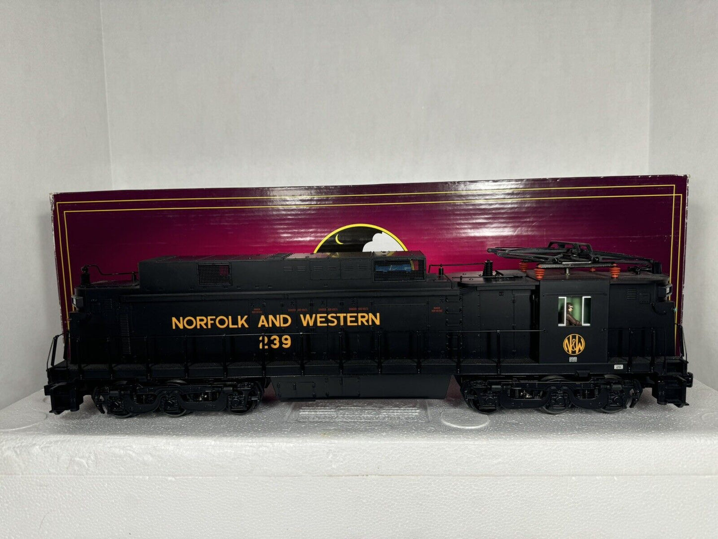 MTH 20-5687-1 Norfolk & Western N&W E33 electric engine #239 PS 3.0 EX