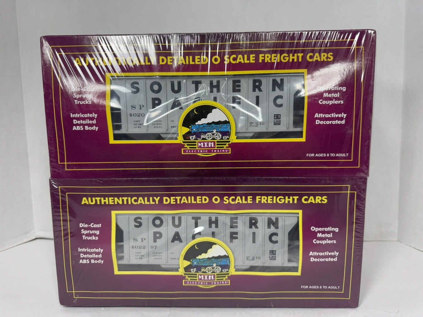 MTH 20-97114 Southern Pacific PS-2 hopper car 2-pack #402048 #402297 NIB