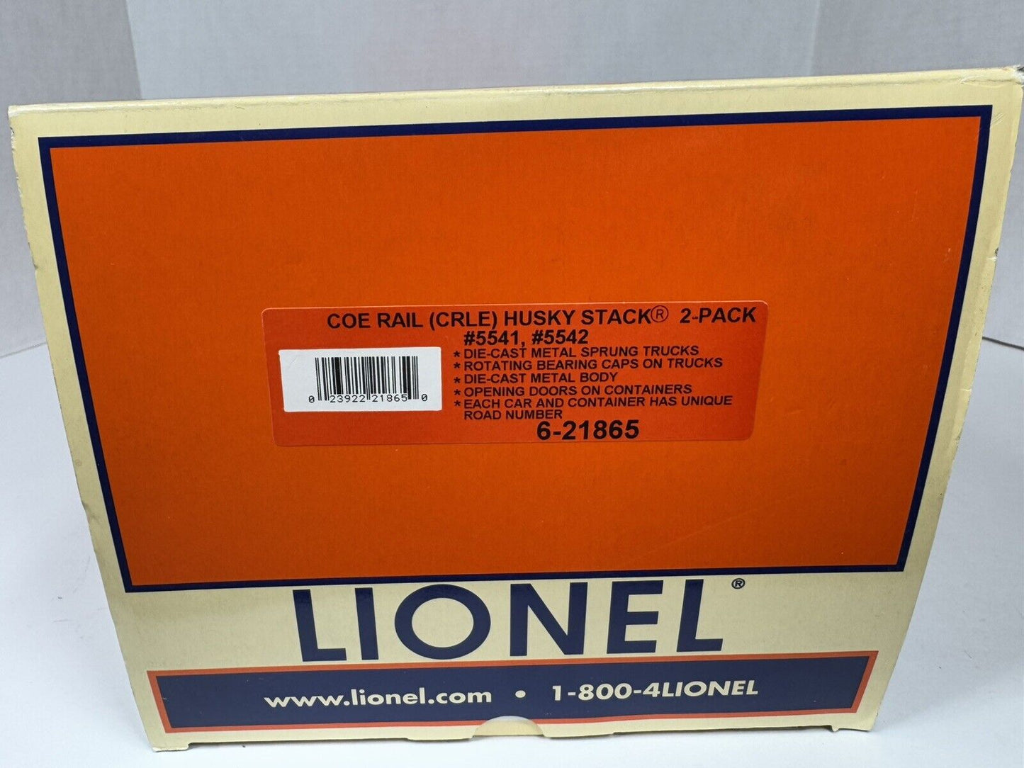 Lionel 6-21865 COE Rail intermodal husky stack 2-pack NIB