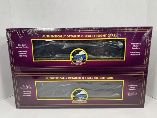 MTH 20-98689 CWI 60' flat car w trash containers 2-pack #0009 #0010 NIB