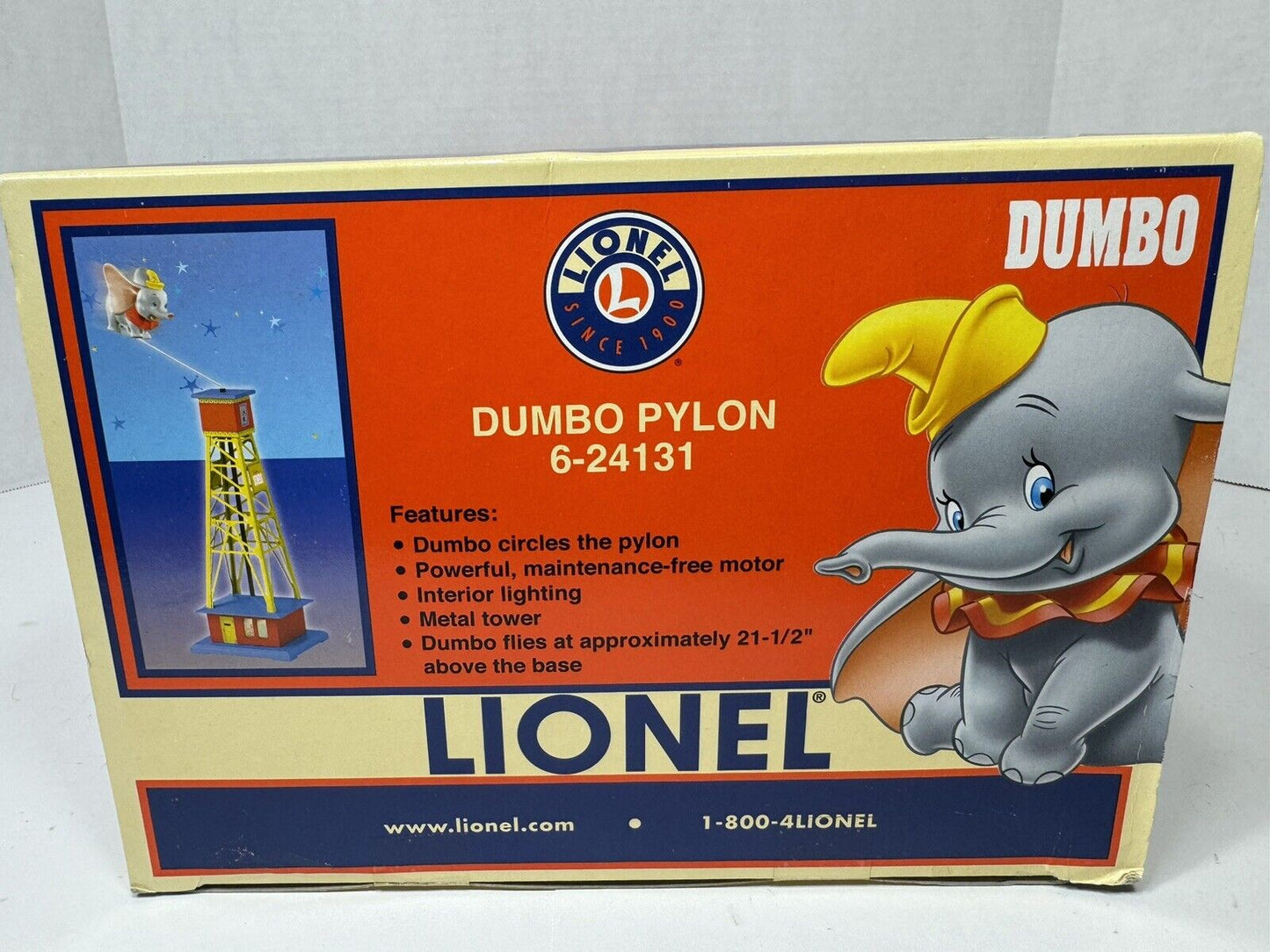 Lionel 6-24131 Disney Dumbo pylon trackside accessory NIB