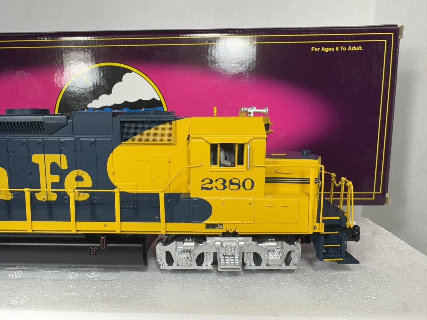 MTH 20-2338-1 Santa Fe GP38-2 diesel engine #2380 PS 2.0 BCR NIB